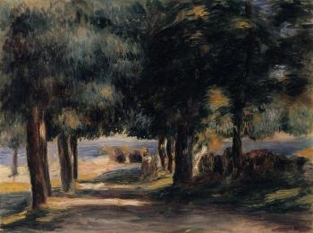 皮埃爾 奧古斯特 雷諾阿 Pine Wood on the Cote d'Azur 皮埃爾 奧古斯特 雷諾阿 Pine Wood on the Cote d'Azur